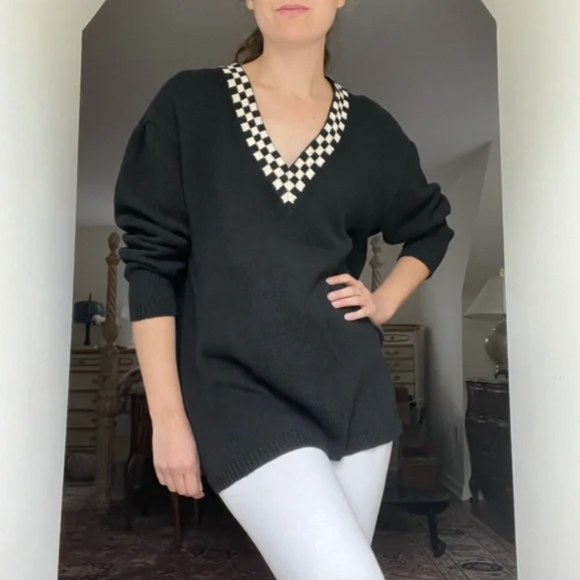 Padded Shoulder Sweaters